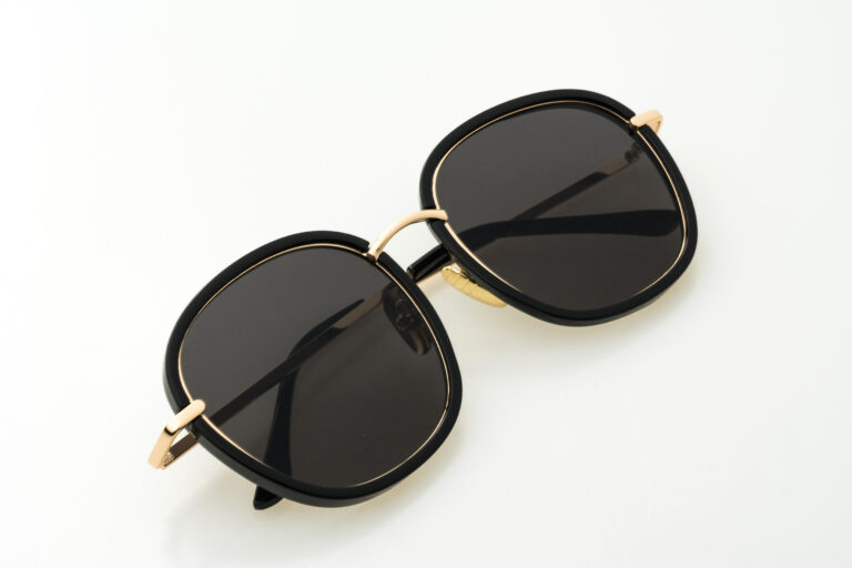 Beautiful Luxury sunglasses isolated on white background